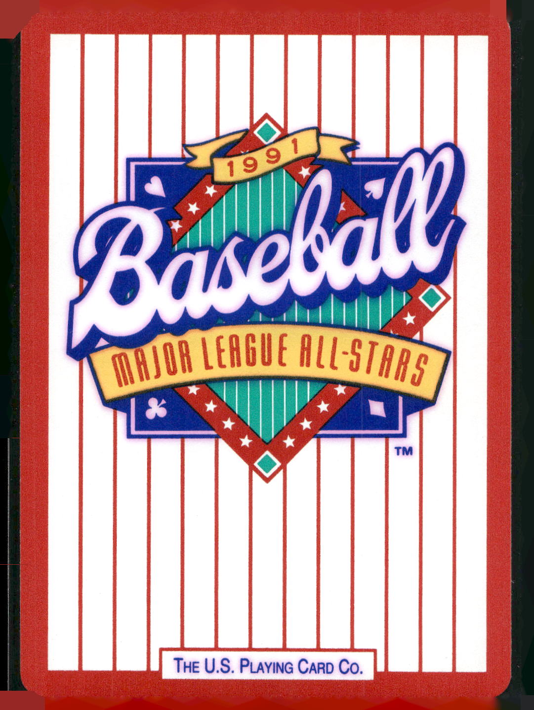 1991 U.S. Playing Card Co. Major League All-Stars #6♣ Barry Larkin
