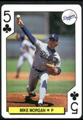 1991 U.S. Playing Card Co. Major League All-Stars #5♣ Mike Morgan