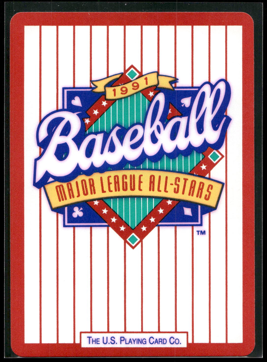 1991 U.S. Playing Card Co. Major League All-Stars #4♣ Howard Johnson