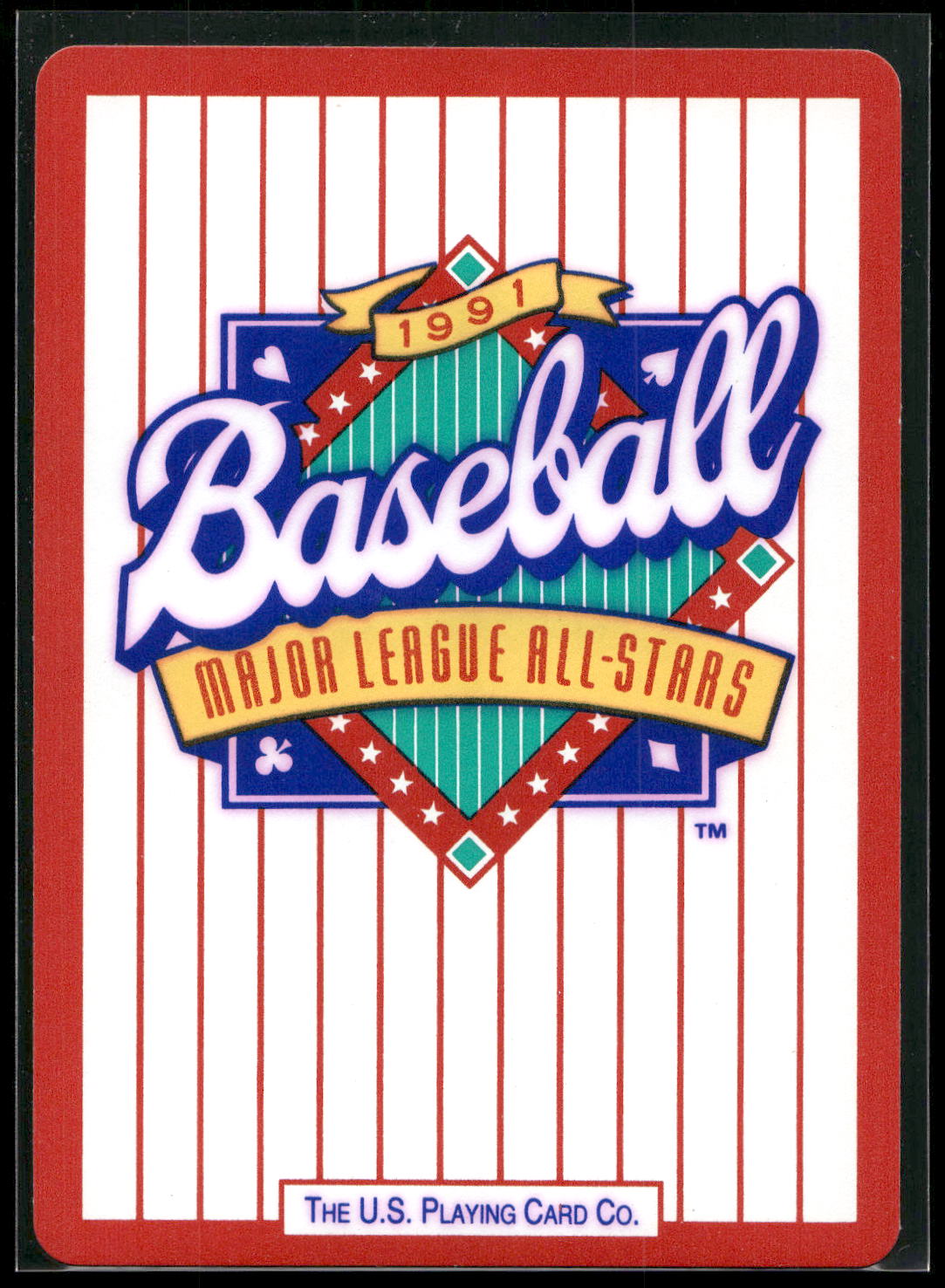 1991 U.S. Playing Card Co. Major League All-Stars #3♣ John Smiley