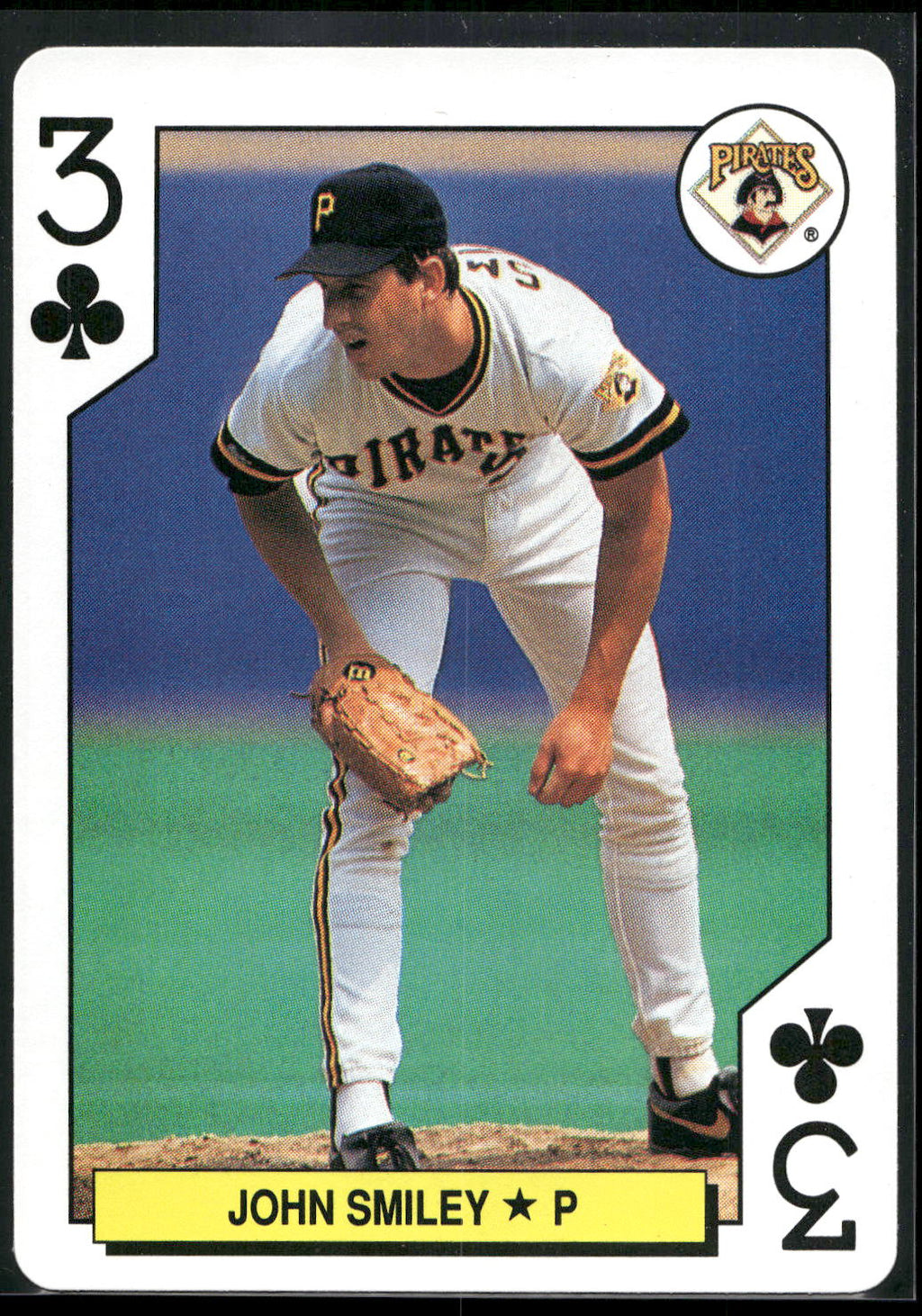 1991 U.S. Playing Card Co. Major League All-Stars #3♣ John Smiley