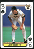 1991 U.S. Playing Card Co. Major League All-Stars #3♣ John Smiley