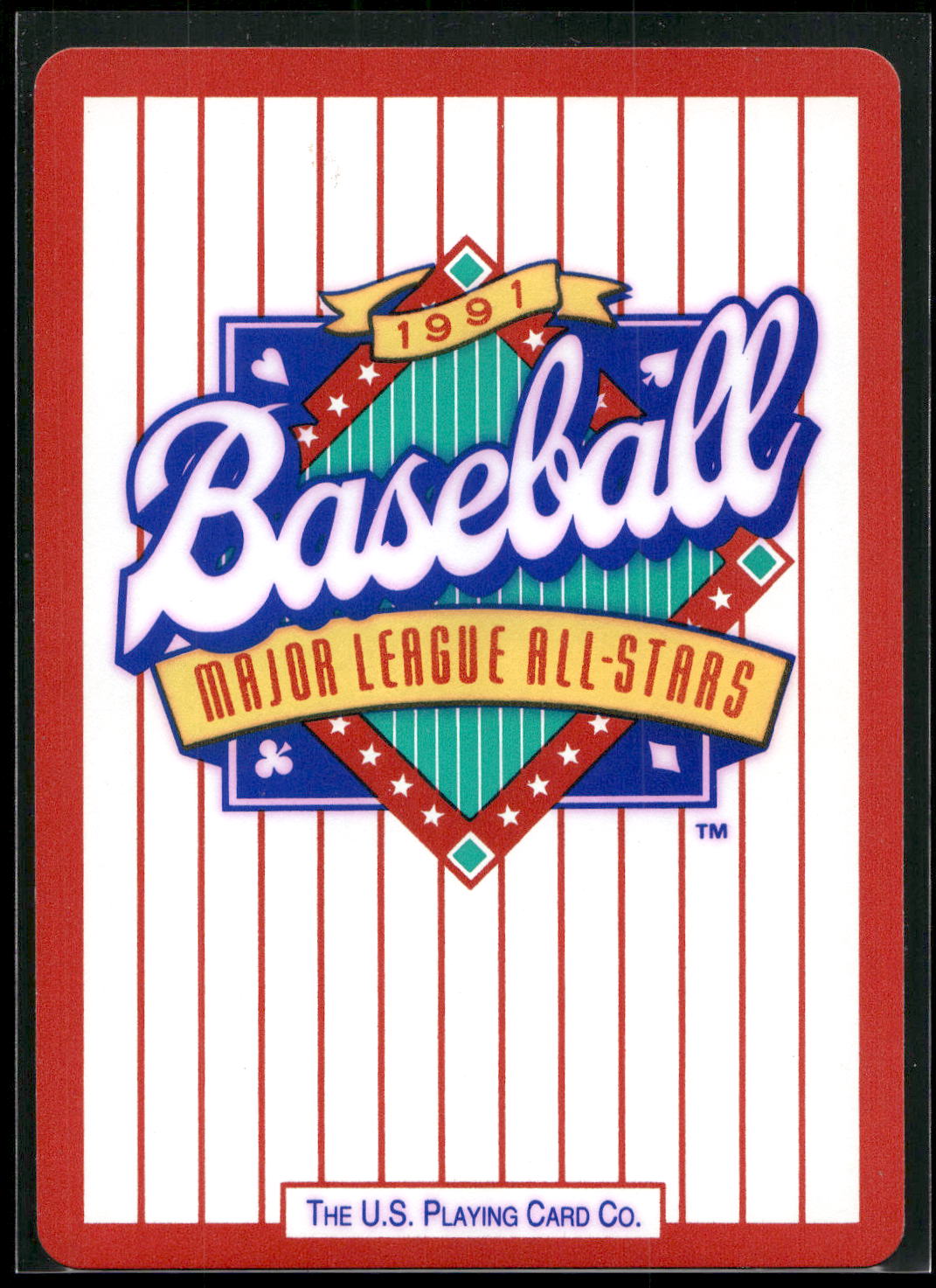 1991 U.S. Playing Card Co. Major League All-Stars #2♣ Paul O'Neill