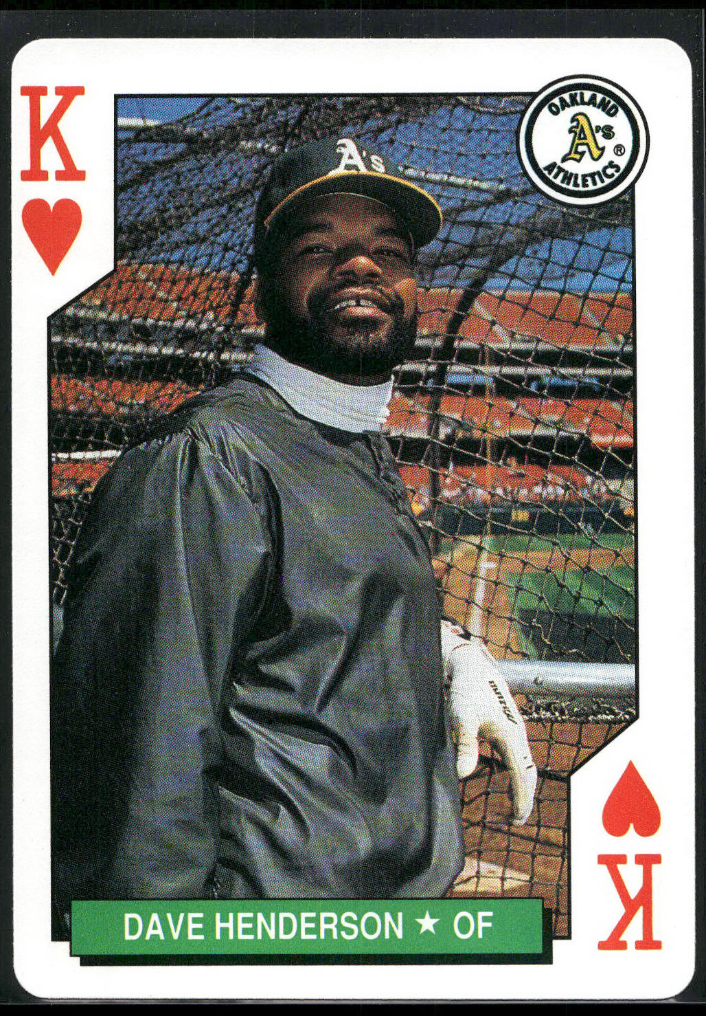1991 U.S. Playing Card Co. Major League All-Stars #K♥ Dave Henderson