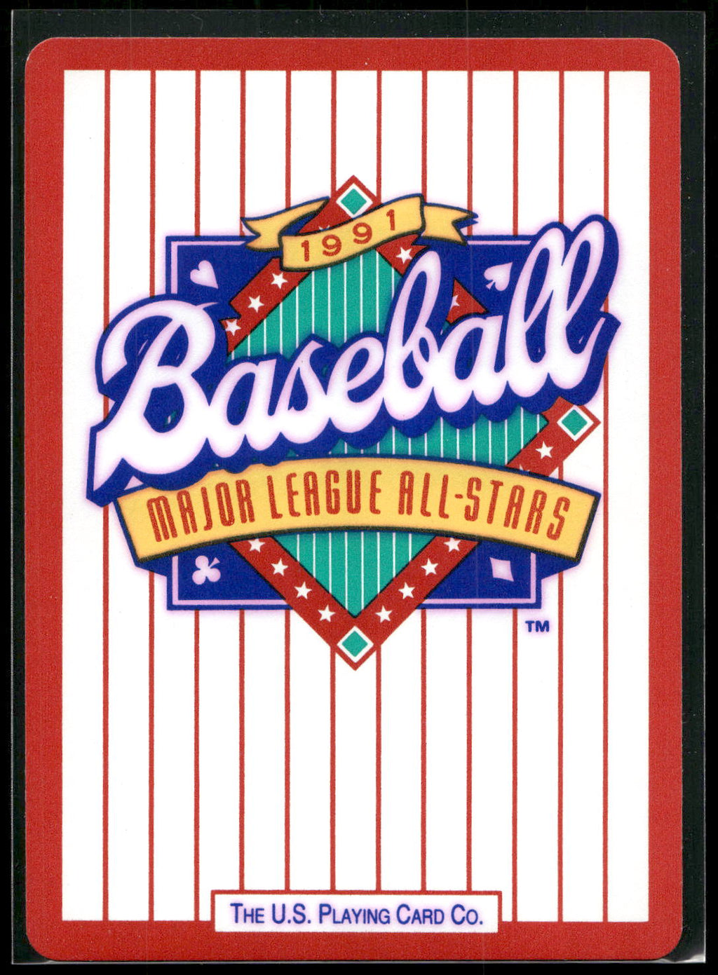 1991 U.S. Playing Card Co. Major League All-Stars #J♥ Rickey Henderson