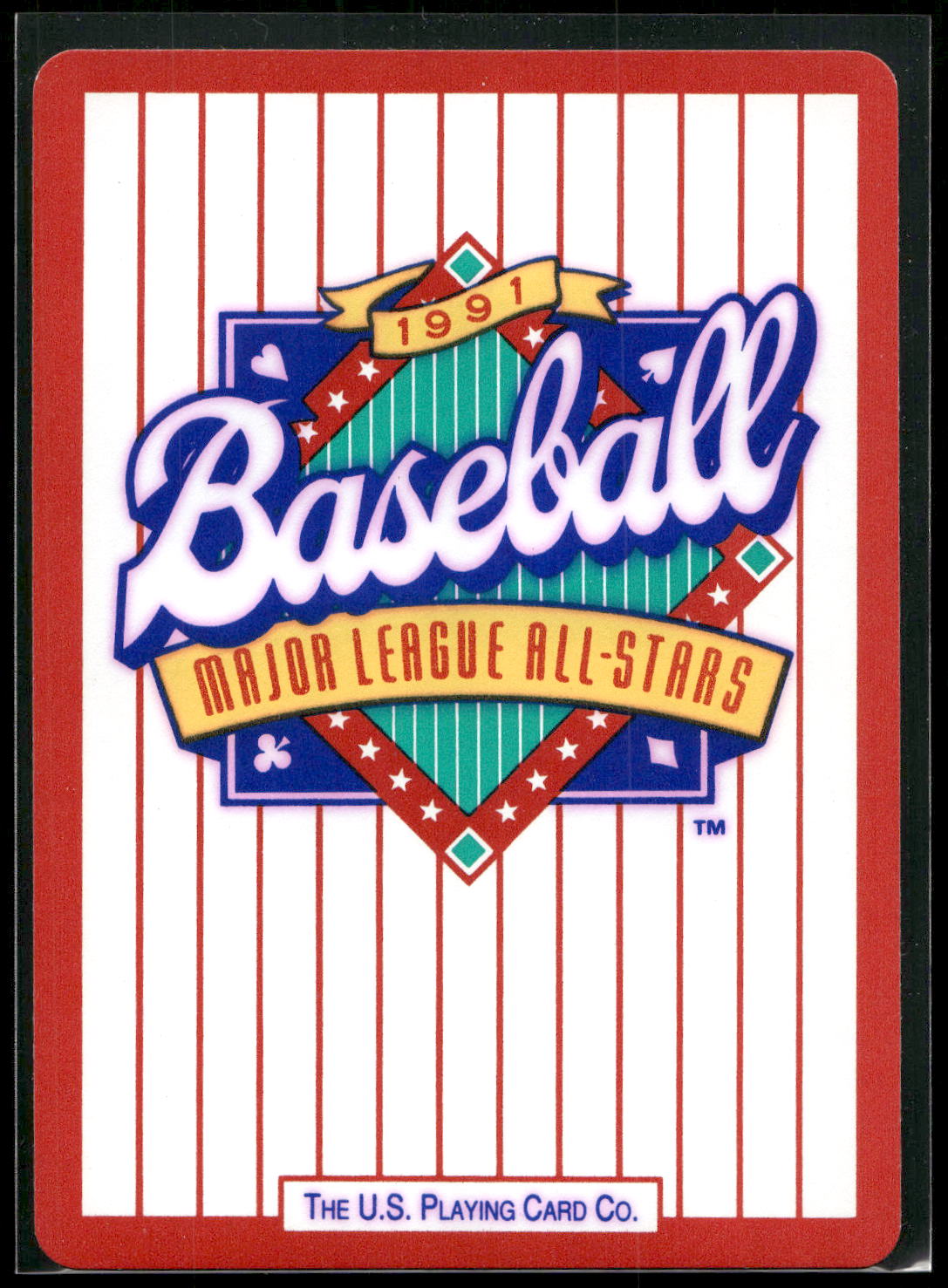 1991 U.S. Playing Card Co. Major League All-Stars #J♥ Rickey Henderson
