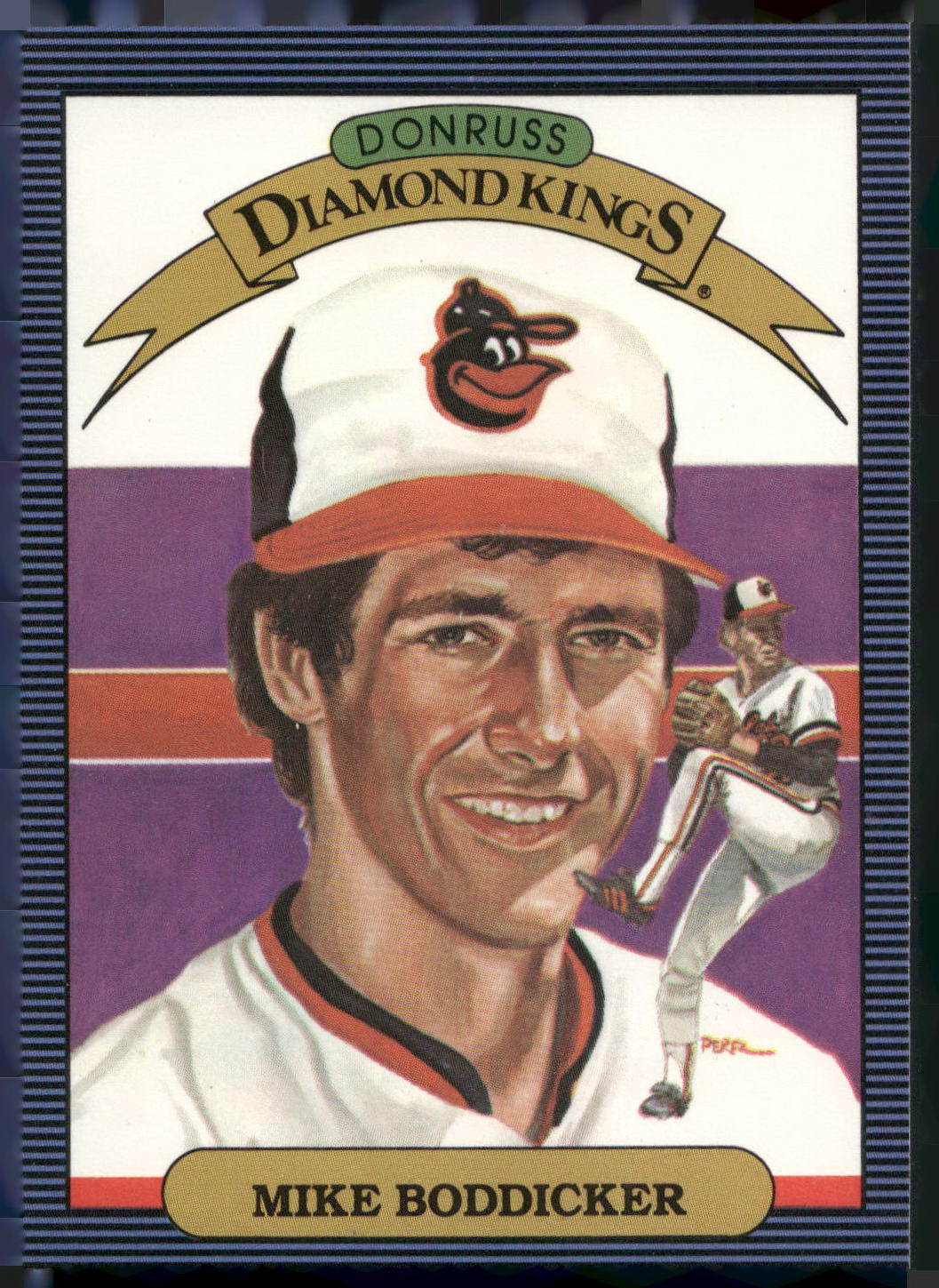 1986 Leaf #8 Mike Boddicker