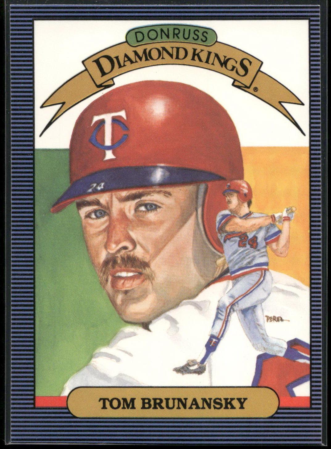 1986 Leaf #24 Tom Brunansky