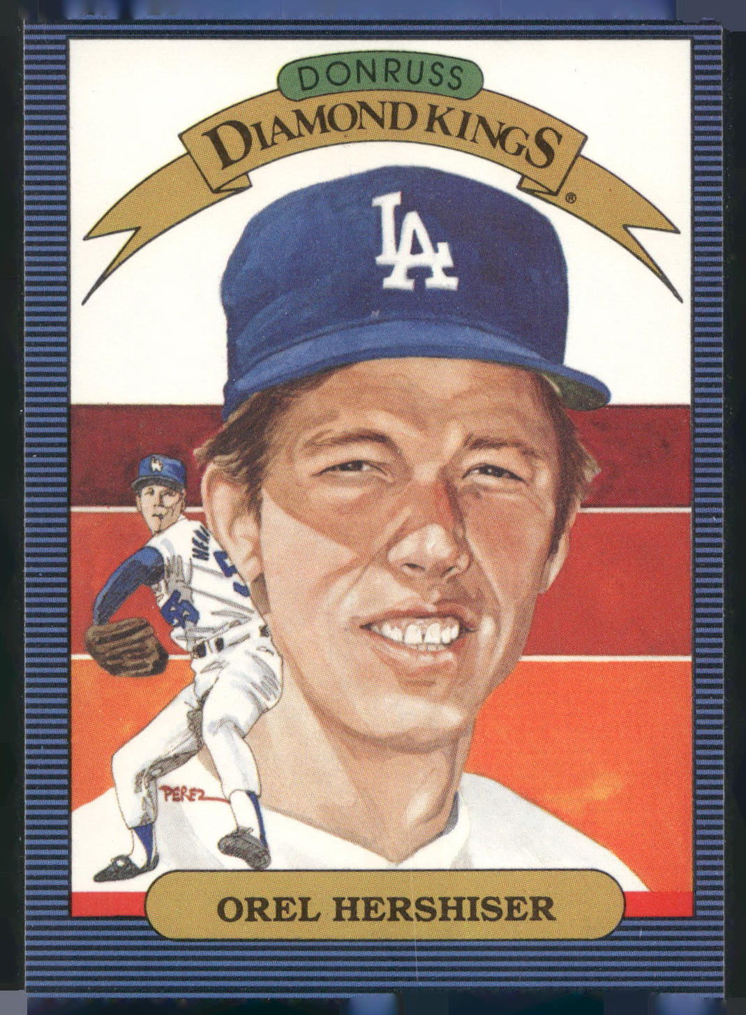 1986 Leaf #18 Orel Hershiser