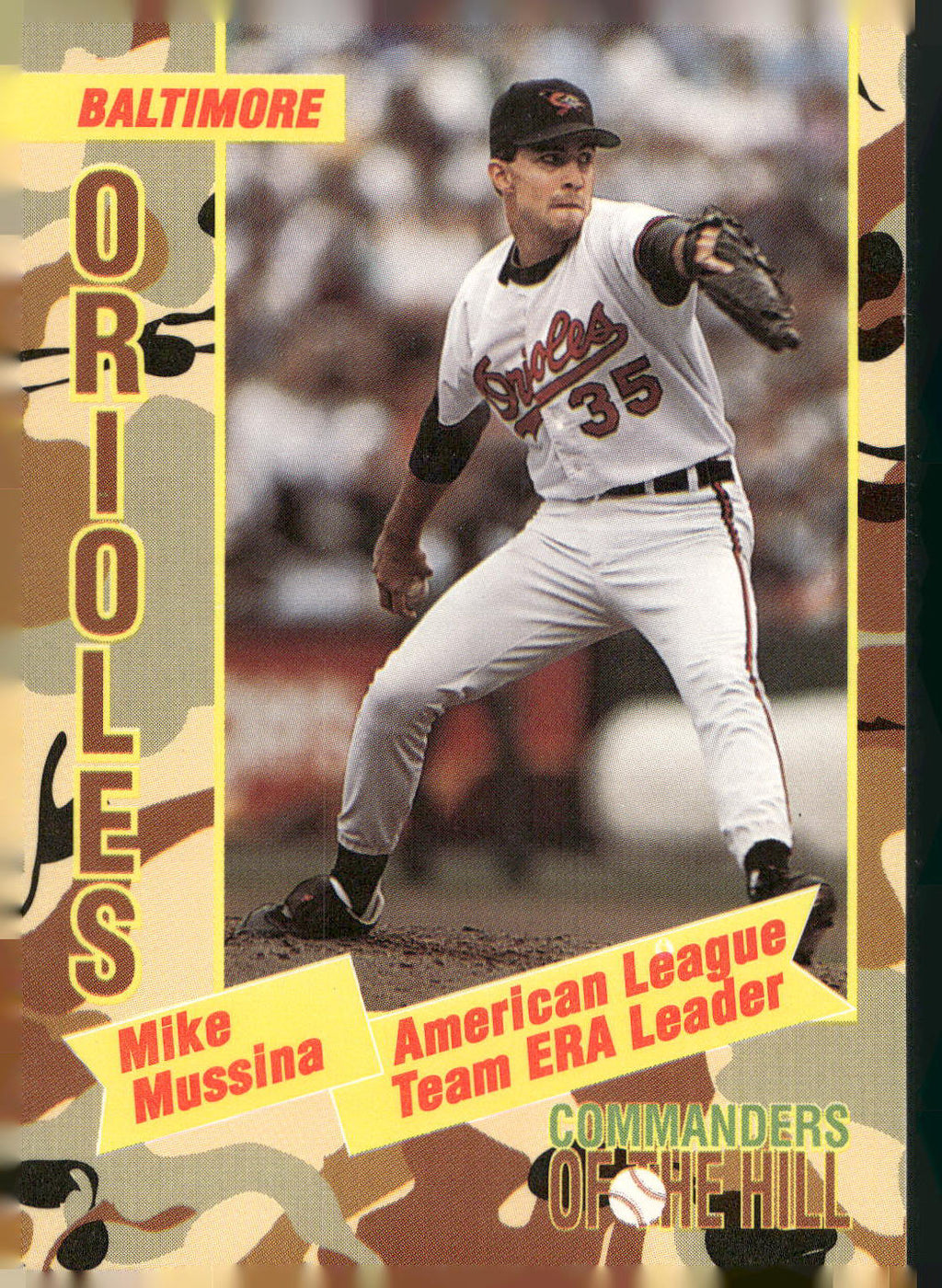 1993 Topps/Coca-Cola Commanders of the Hill #2 Mike Mussina