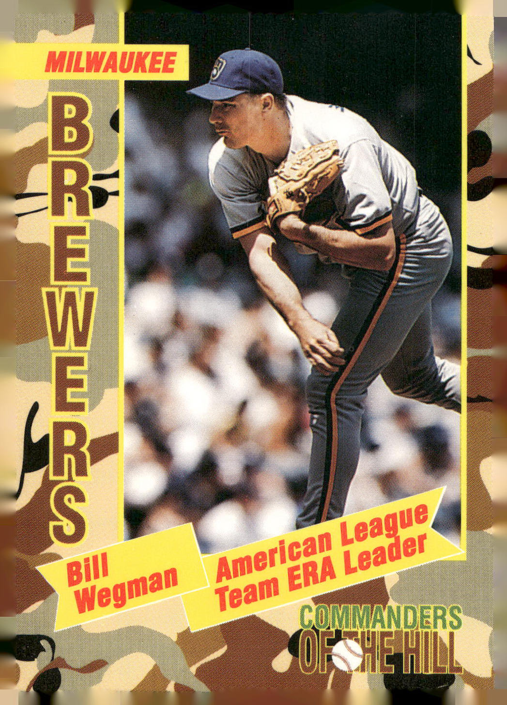 1993 Topps/Coca-Cola Commanders of the Hill #9 Bill Wegman