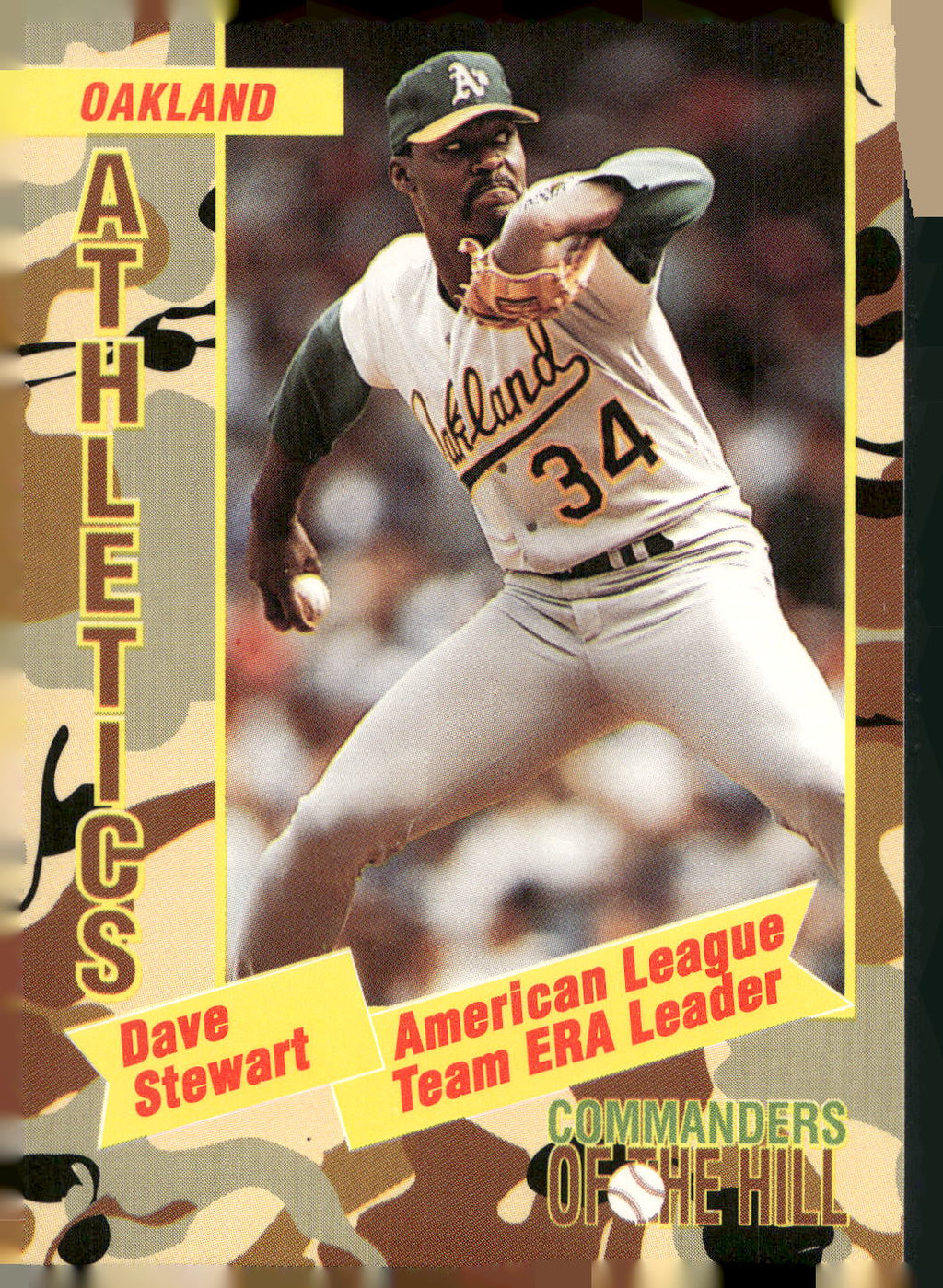 1993 Topps/Coca-Cola Commanders of the Hill #12 Dave Stewart