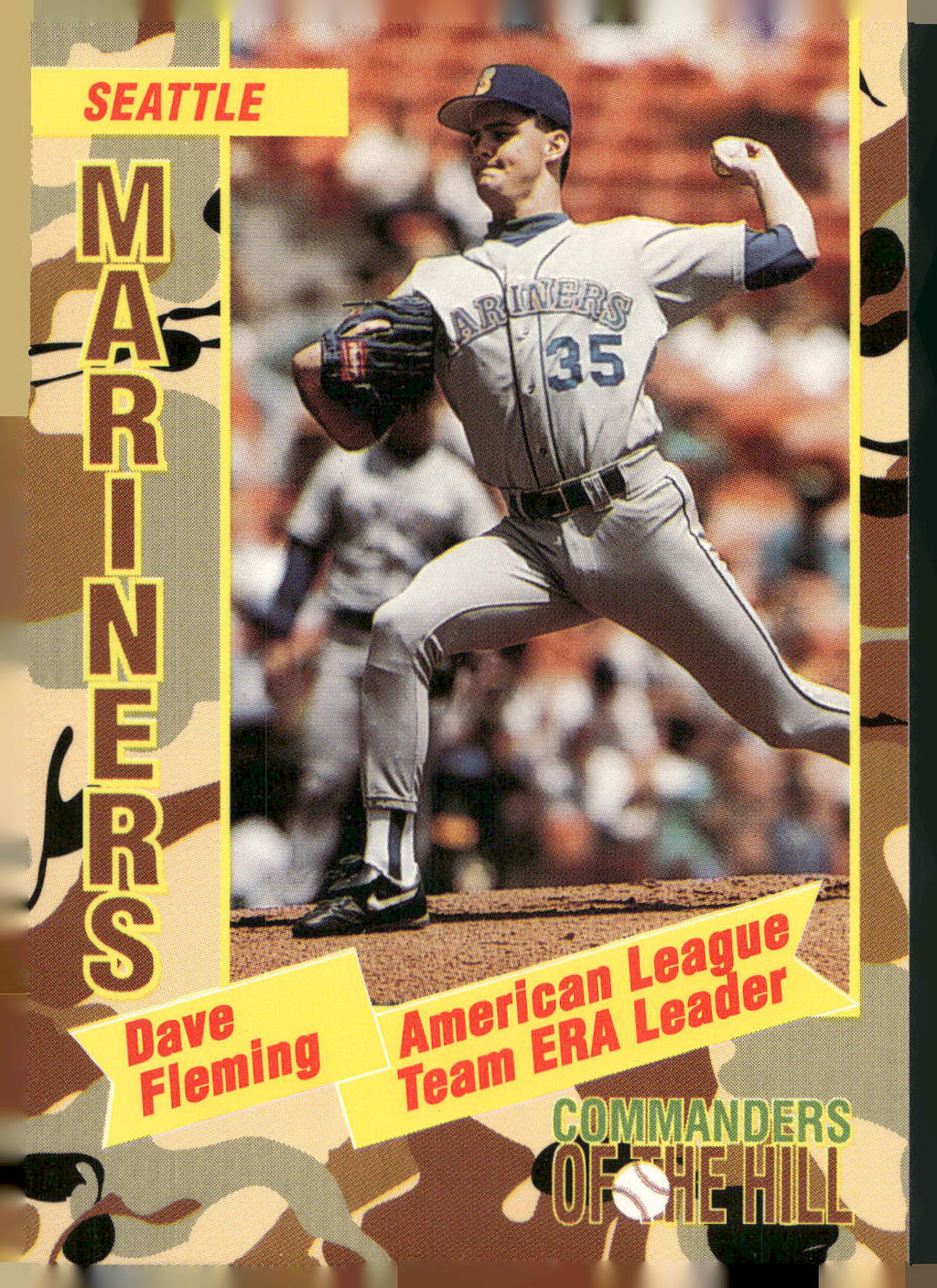 1993 Topps/Coca-Cola Commanders of the Hill #13 Dave Fleming