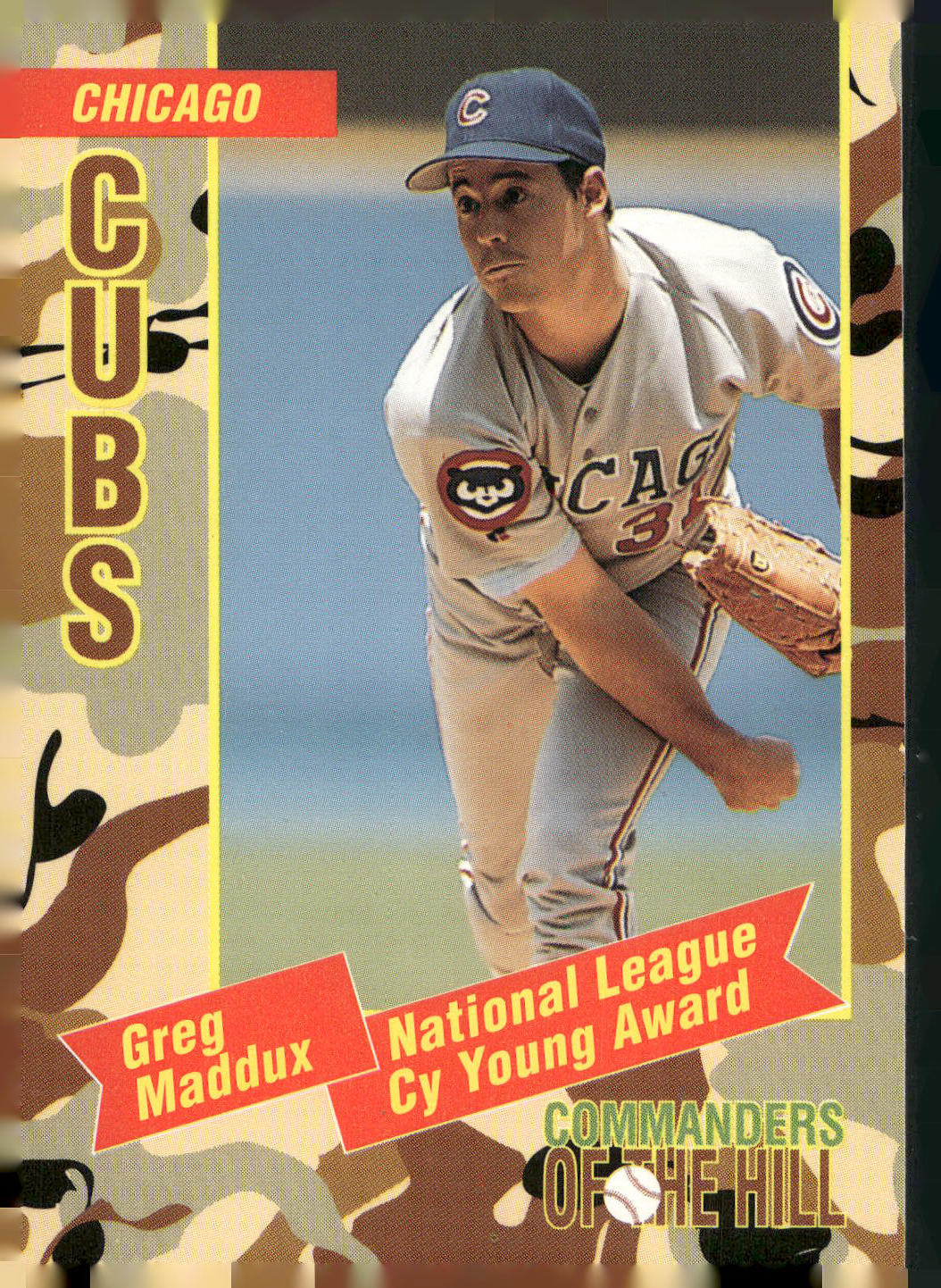 1993 Topps/Coca-Cola Commanders of the Hill #17 Greg Maddux
