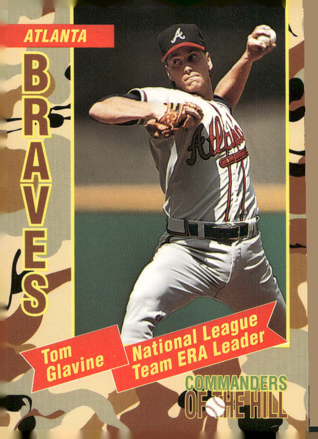 1993 Topps/Coca-Cola Commanders of the Hill #18 Tom Glavine