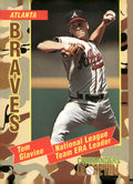 1993 Topps/Coca-Cola Commanders of the Hill #18 Tom Glavine