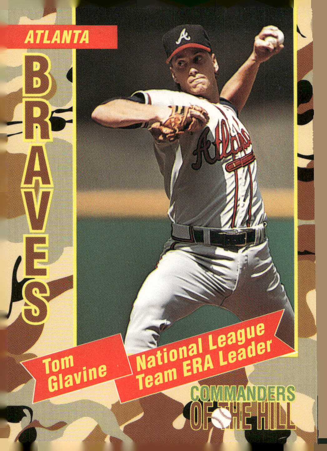 1993 Topps/Coca-Cola Commanders of the Hill #18 Tom Glavine