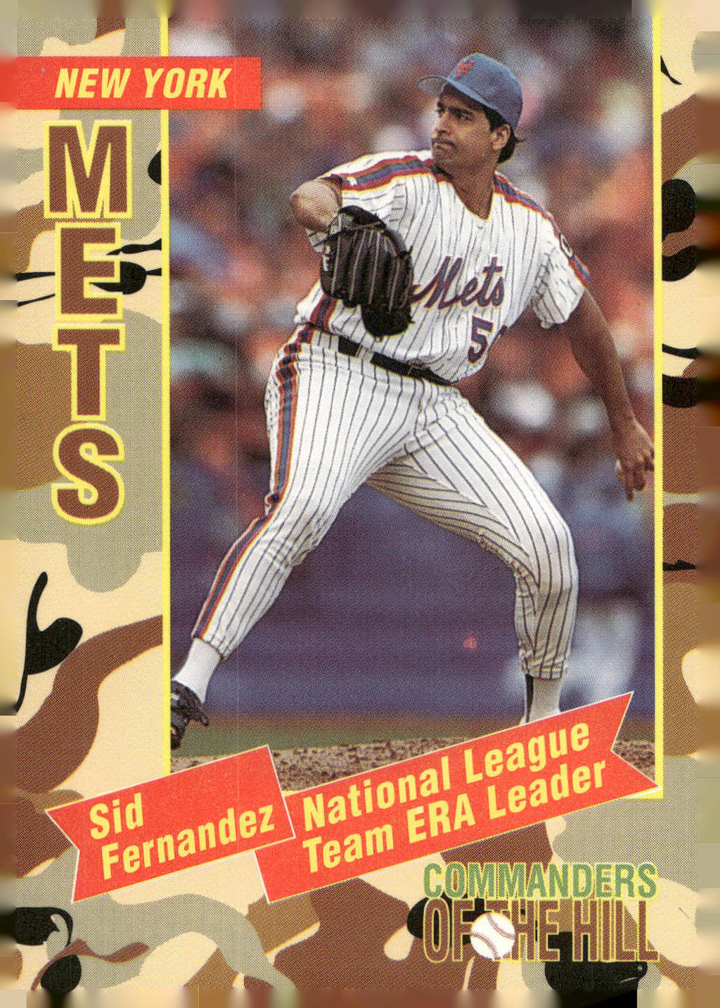 1993 Topps/Coca-Cola Commanders of the Hill #24 Sid Fernandez