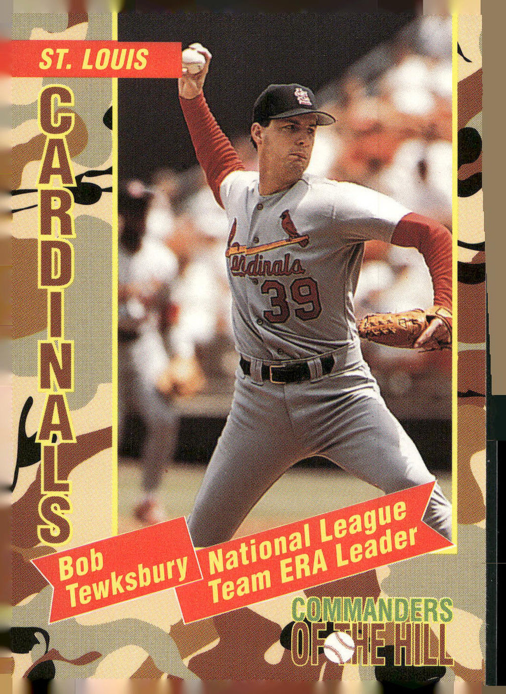 1993 Topps/Coca-Cola Commanders of the Hill #27 Bob Tewksbury