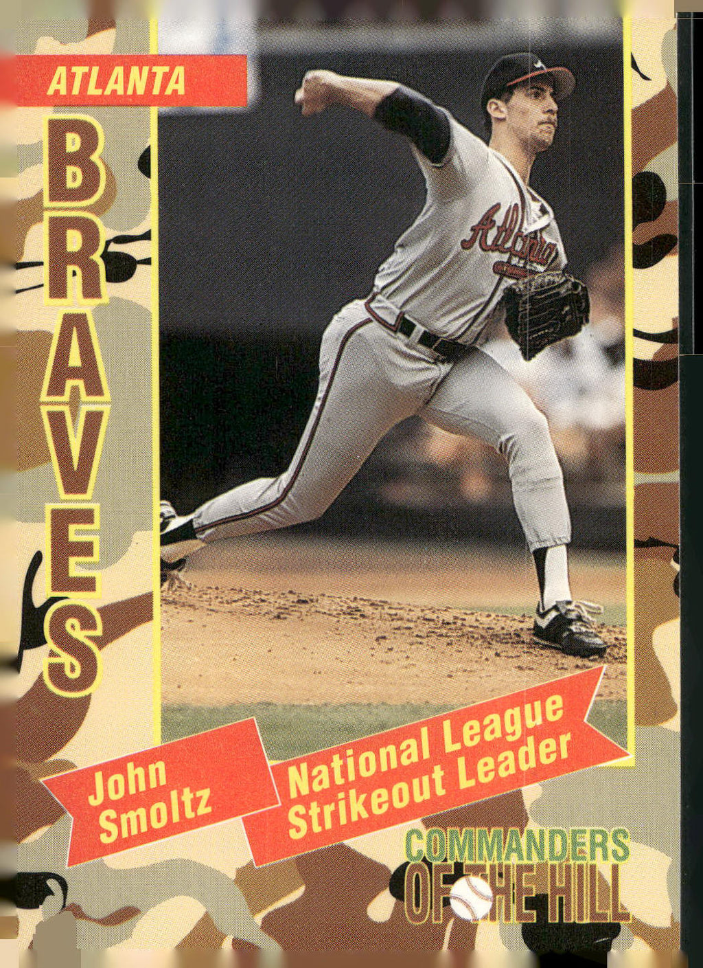 1993 Topps/Coca-Cola Commanders of the Hill #30 John Smoltz