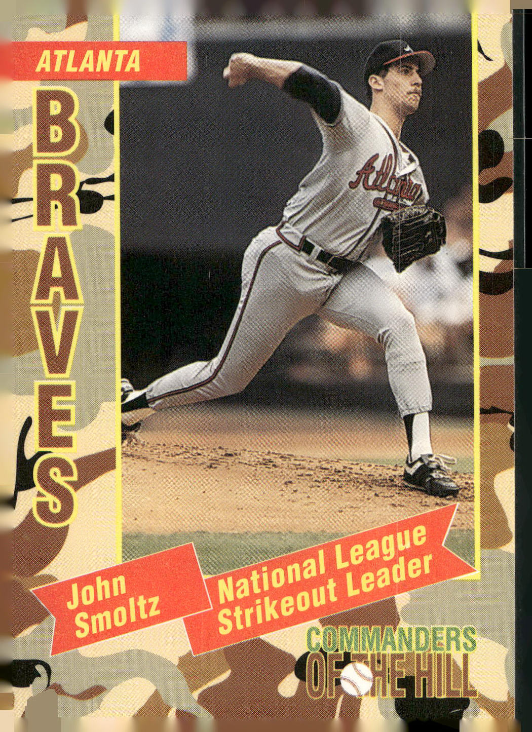 1993 Topps/Coca-Cola Commanders of the Hill #30 John Smoltz