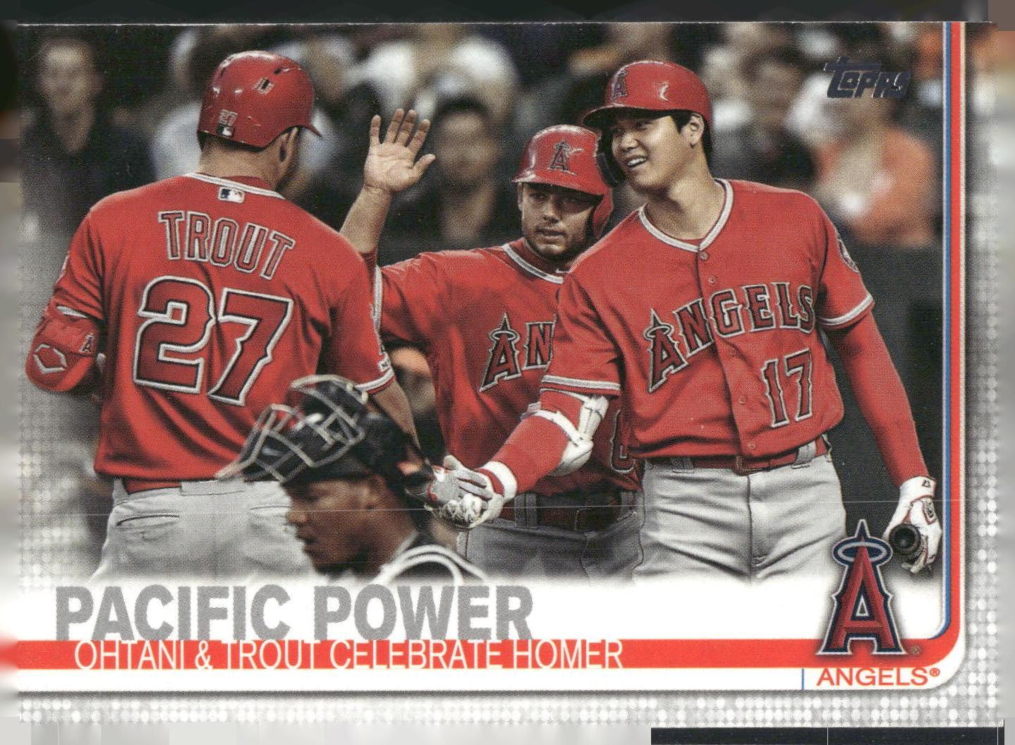 2019 Topps Update #US189 Mike Trout / Shohei Ohtani