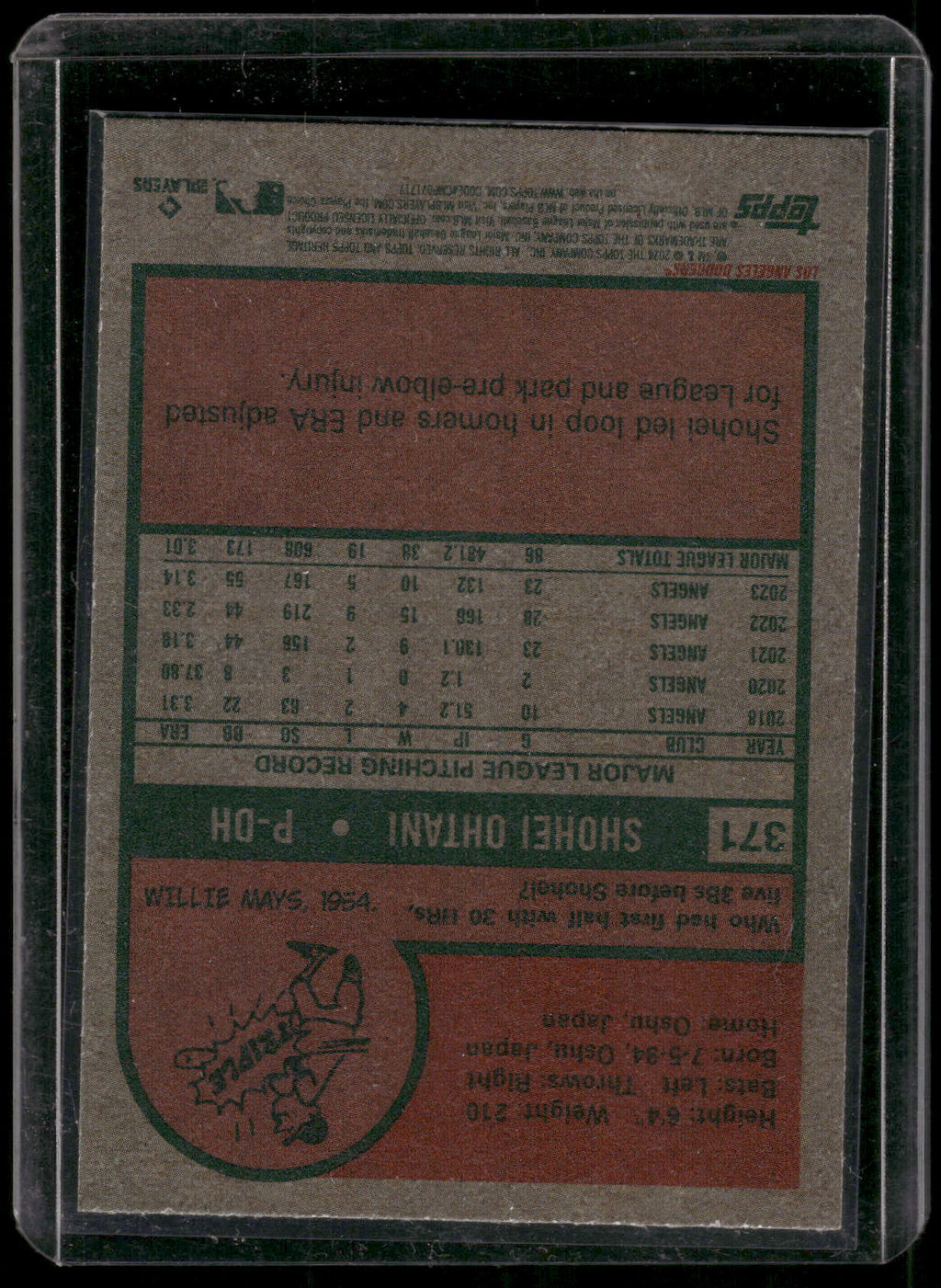 2024 Topps Heritage #371 Shohei Ohtani
