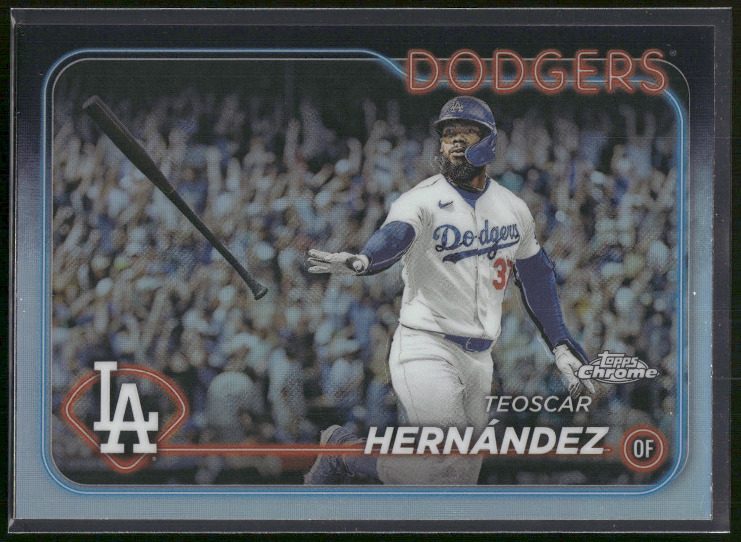 2024 Topps Chrome #57 Teoscar Hernández Refractors