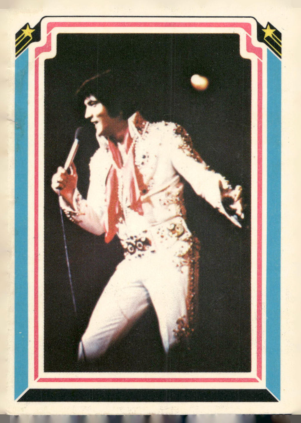 1978 Donruss Elvis Presley #35 He was born January 8, 1935, in a two
