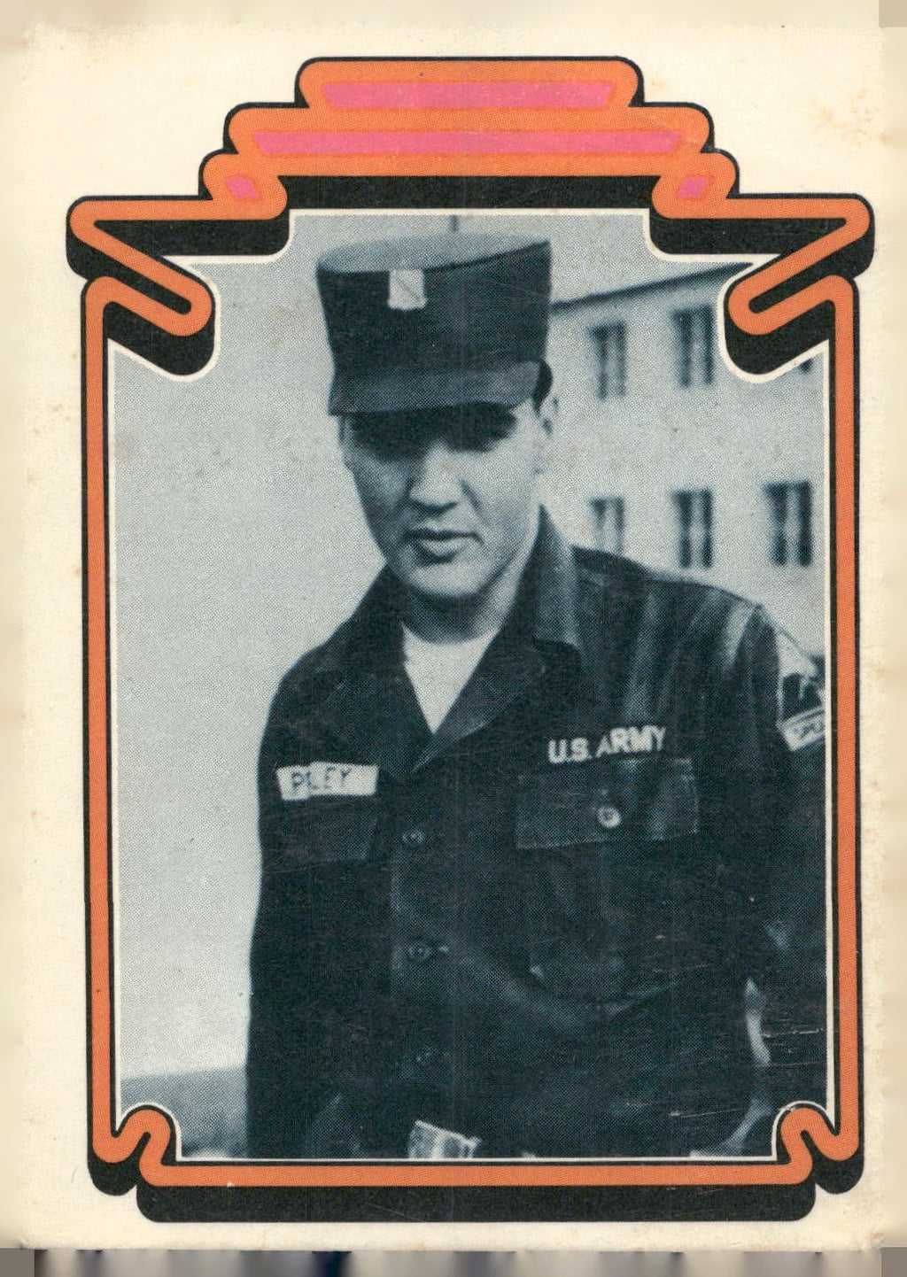 1978 Donruss Elvis Presley #41 On March 24, 1958, he was inducted in