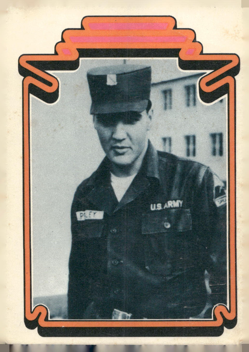 1978 Donruss Elvis Presley #41 On March 24, 1958, he was inducted in
