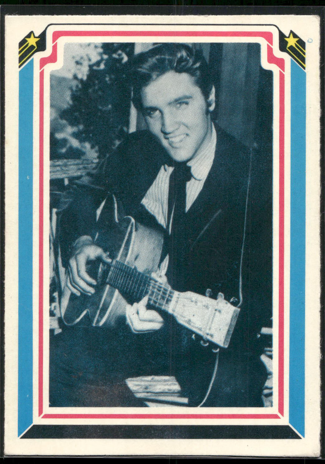 1978 Donruss Elvis Presley #47 Elvis was stunned August 14, 1958 by