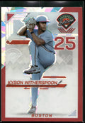 2025 Panini Prospect Edition #84 Kyson Witherspoon Holo Red Ice