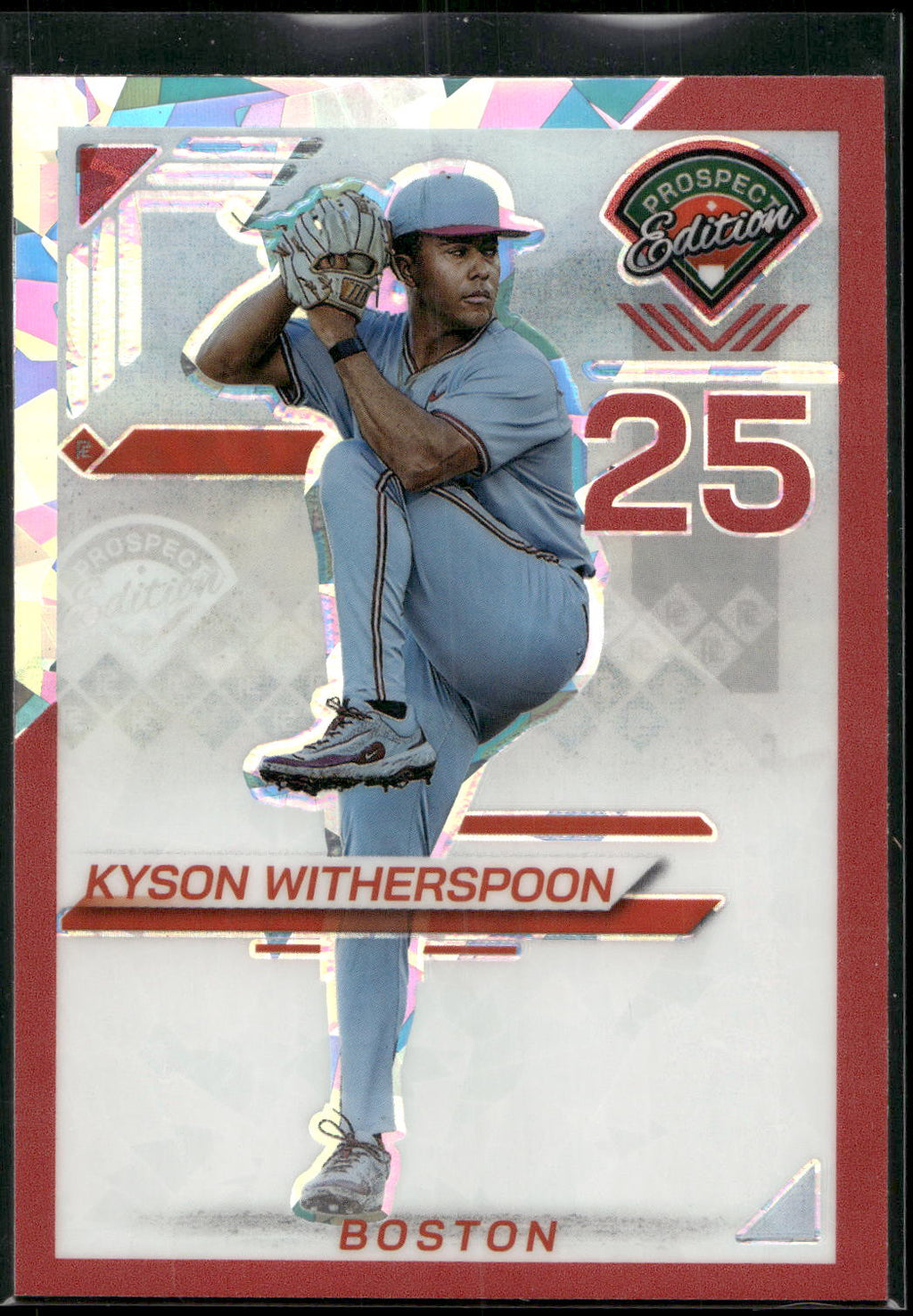 2025 Panini Prospect Edition #84 Kyson Witherspoon Holo Red Ice