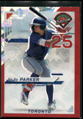 2025 Panini Prospect Edition #200 JoJo Parker Holo Prospect Ticket - Red Ice