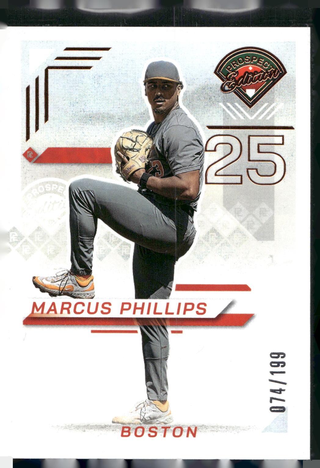 2025 Panini Prospect Edition #100 Marcus Phillips Bronze #/199