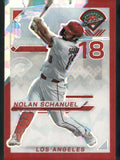 2025 Panini Prospect Edition #113 Nolan Schanuel Holo Prospect Ticket - Red Ice