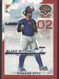 2025 Panini Prospect Edition #166 Blake Mitchell Holo Prospect Ticket - Red Ice