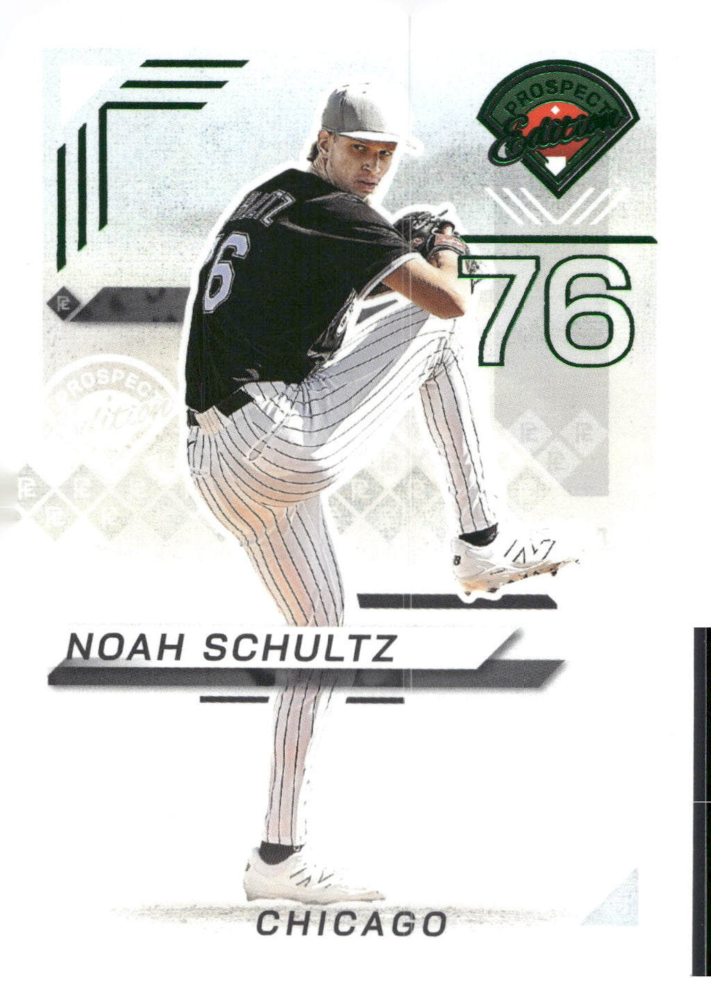 2025 Panini Prospect Edition #171 Noah Schultz Green