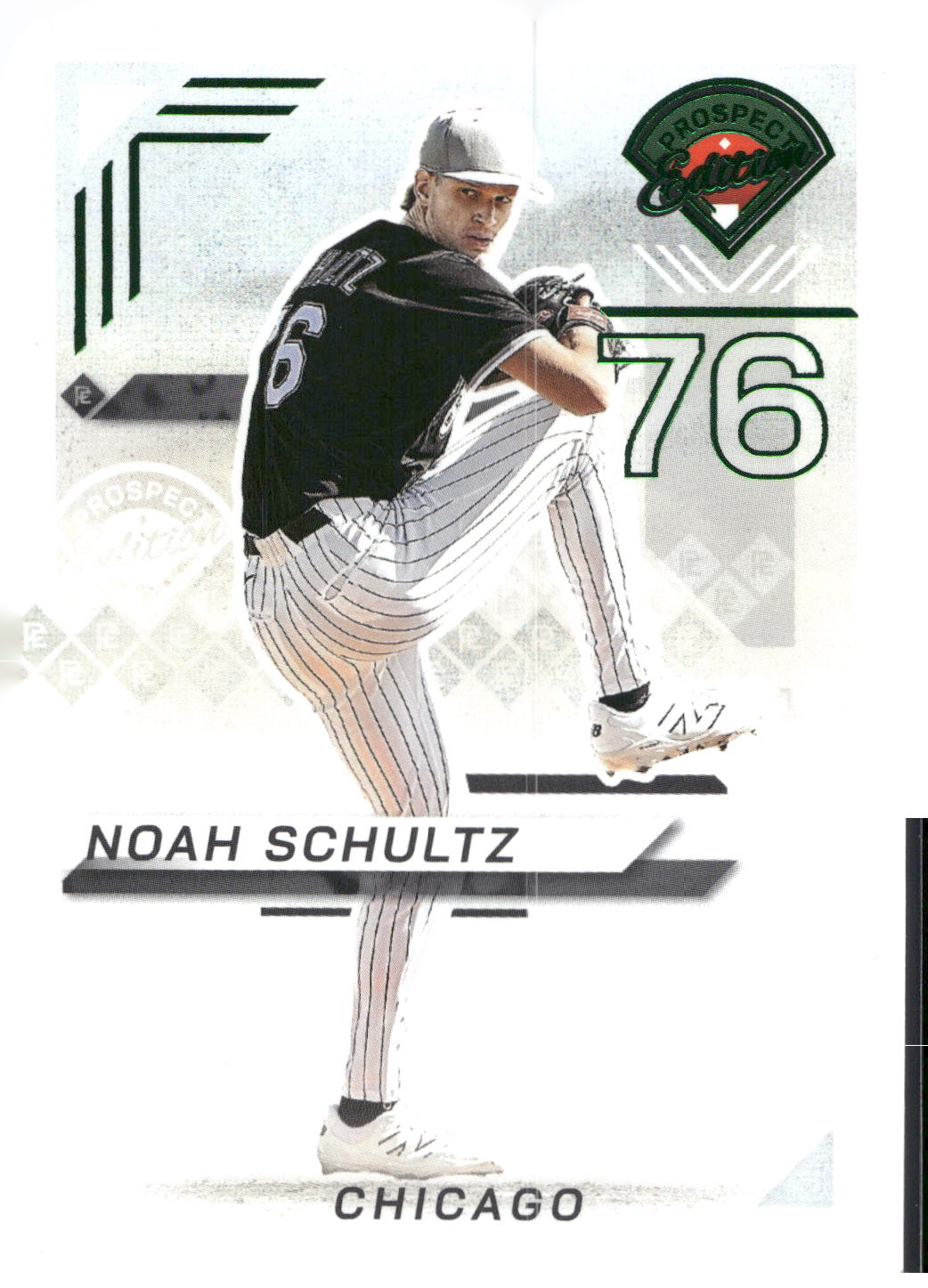 2025 Panini Prospect Edition #171 Noah Schultz Green