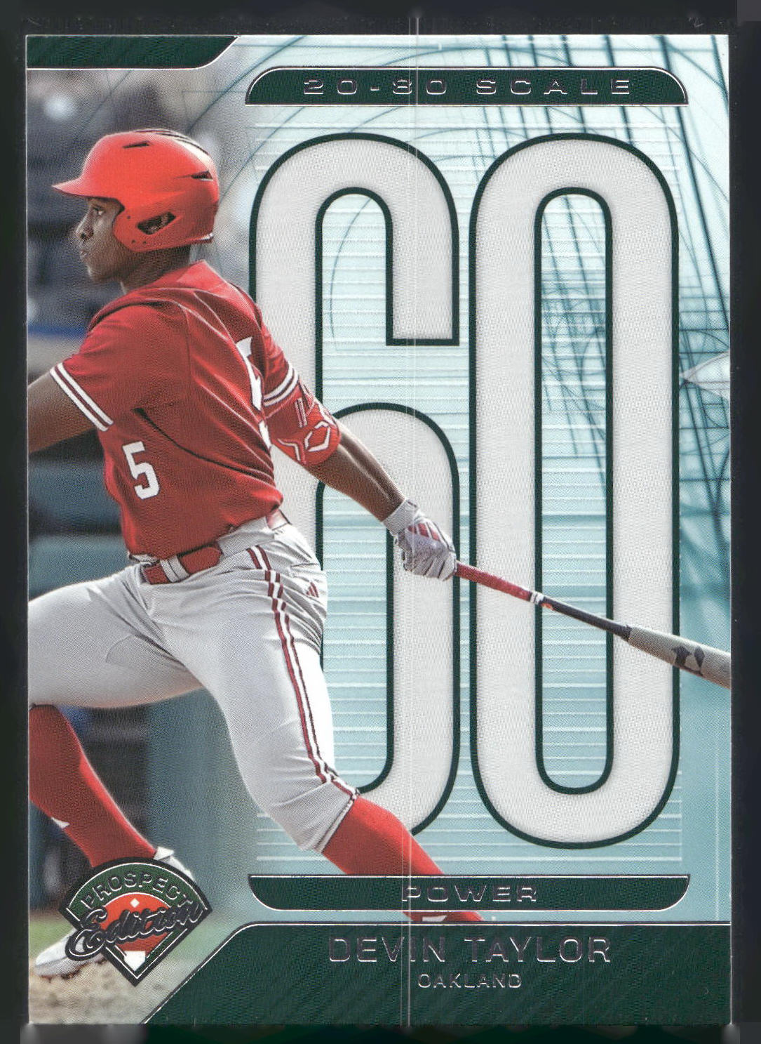 2025 Panini Prospect Edition #18 Devin Taylor 20-80 Scale