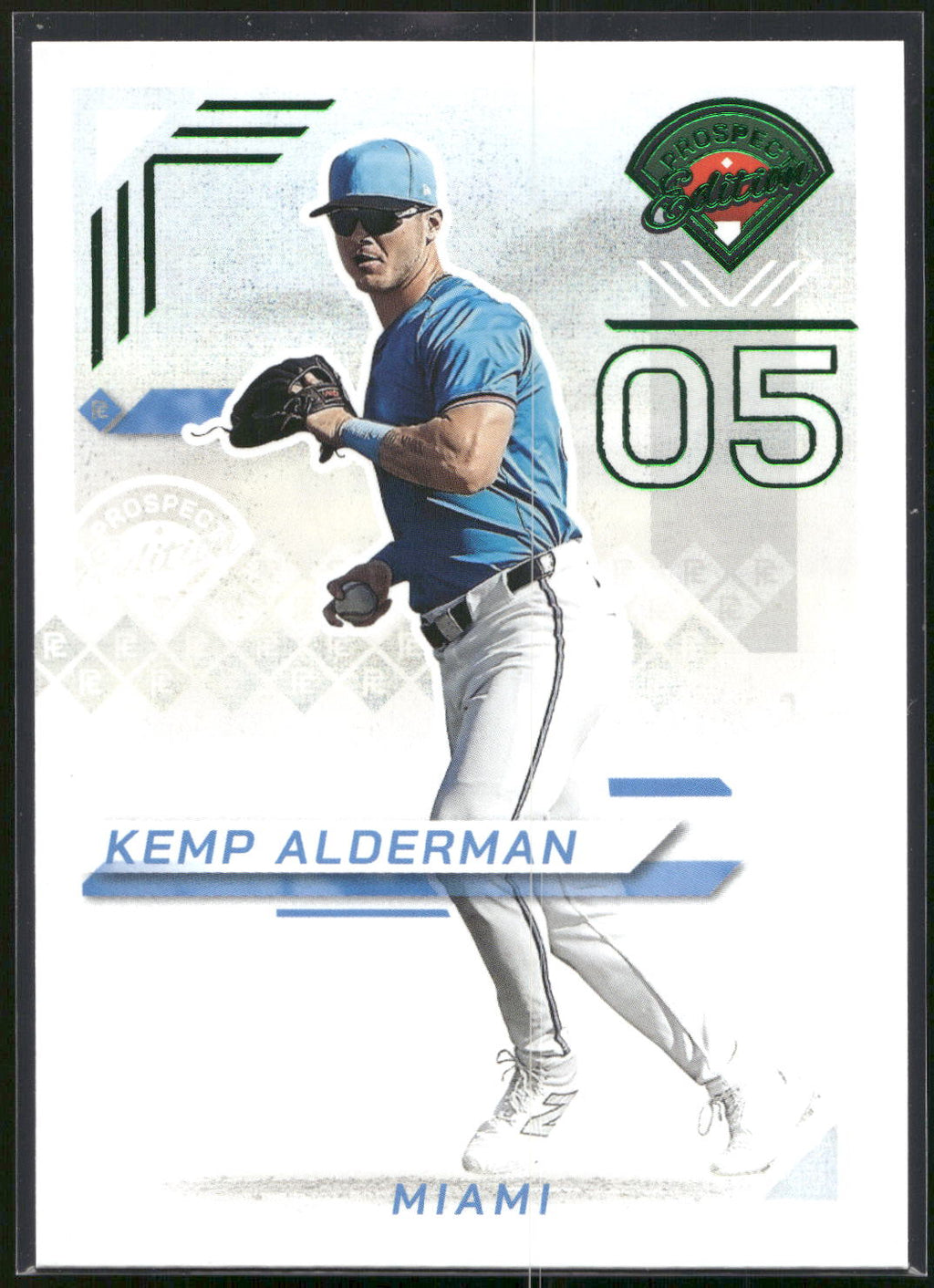 2025 Panini Prospect Edition #175 Kemp Alderman Green