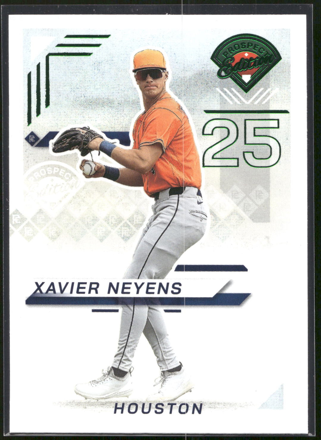 2025 Panini Prospect Edition #1 Xavier Neyens Green