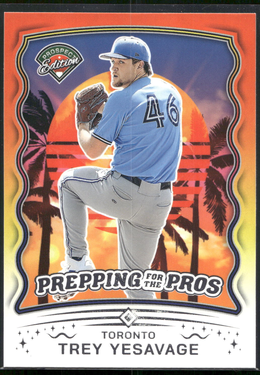 2025 Panini Prospect Edition #22 Trey Yesavage Prepping for the Pros - Green