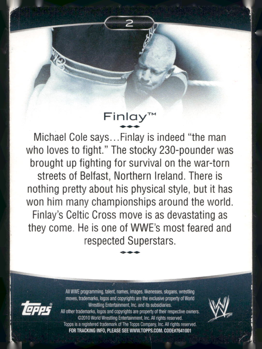 2010 Topps Platinum WWE #2 Finlay