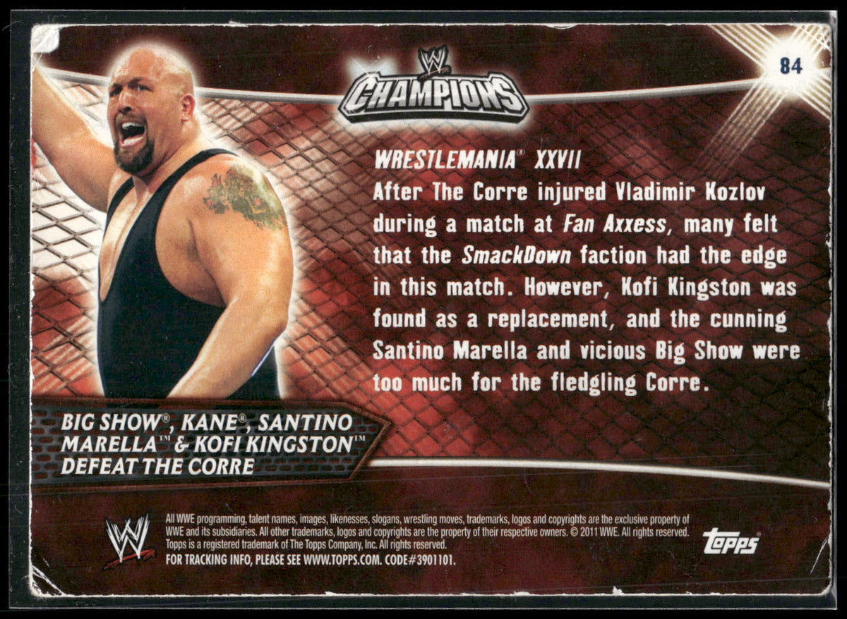 2011 Topps WWE Champions #84 Big Show