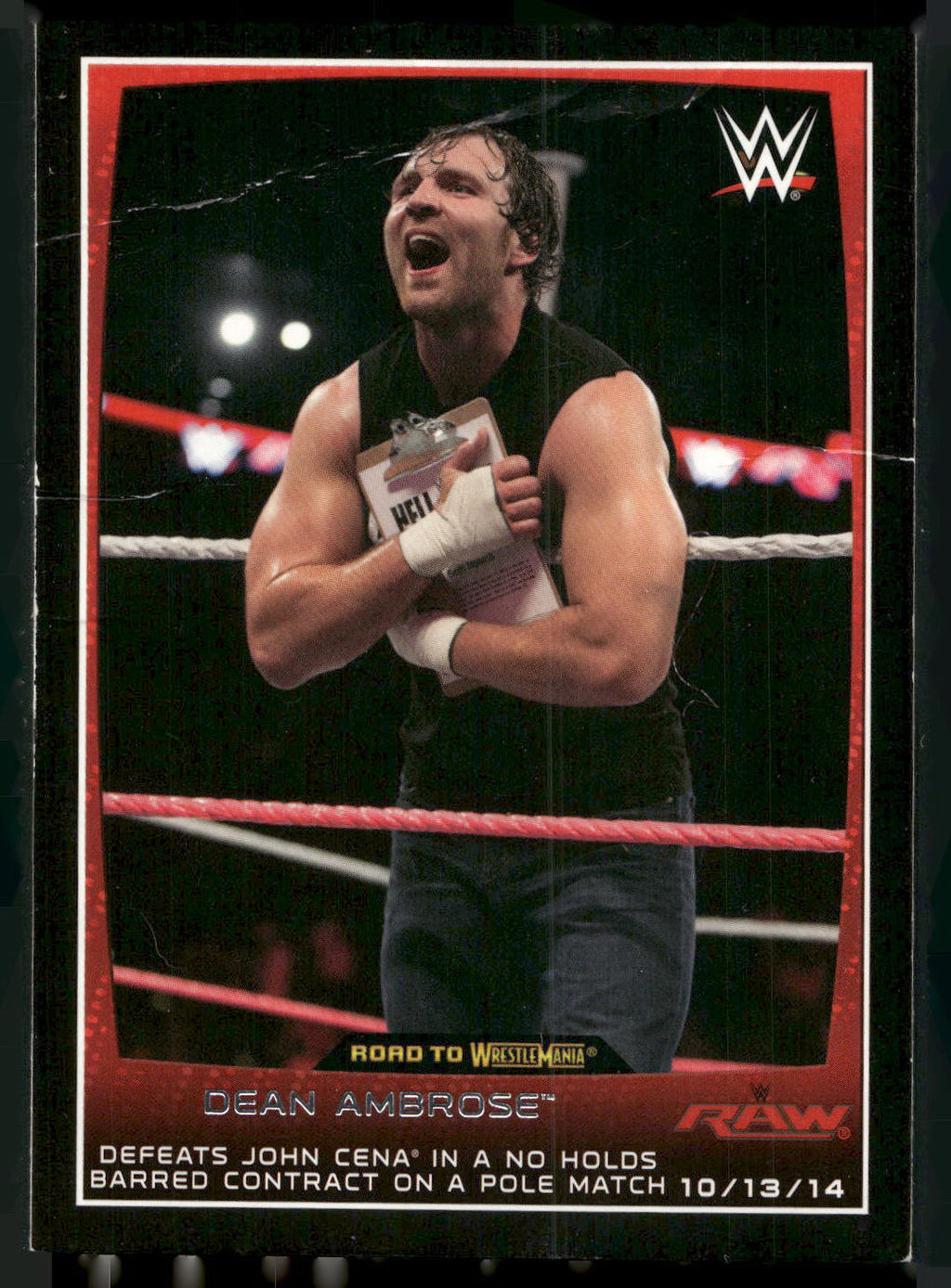 2015 Topps WWE Road to Wrestlemania #54 Dean Ambrose