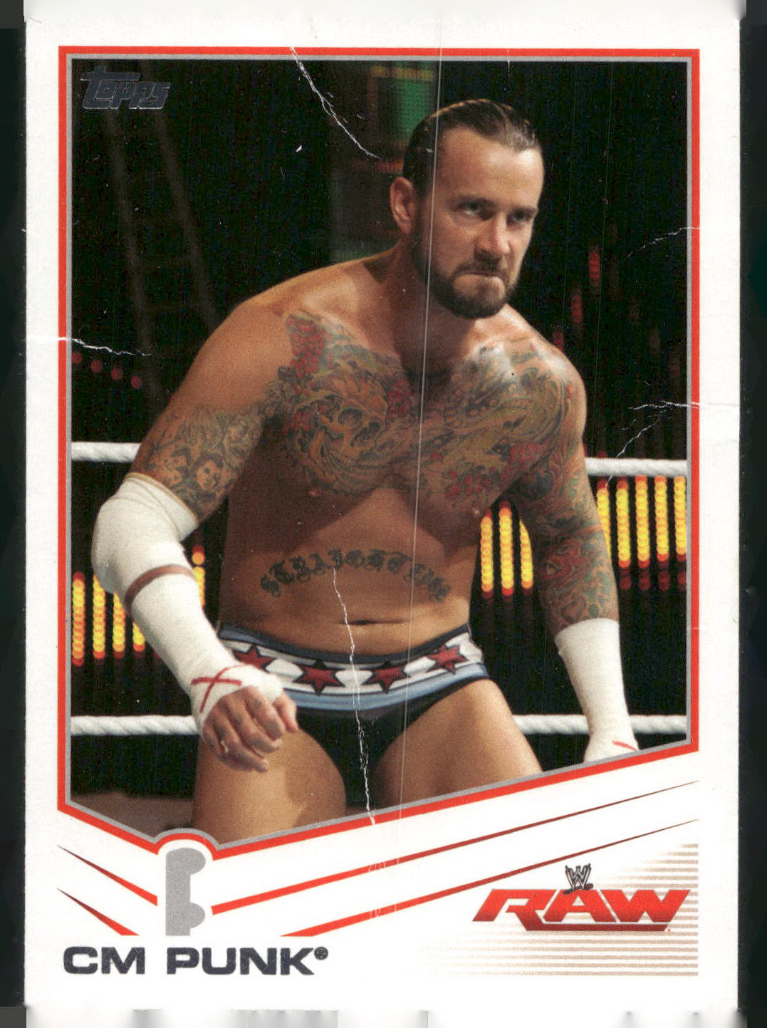 2013 Topps WWE #8 CM Punk