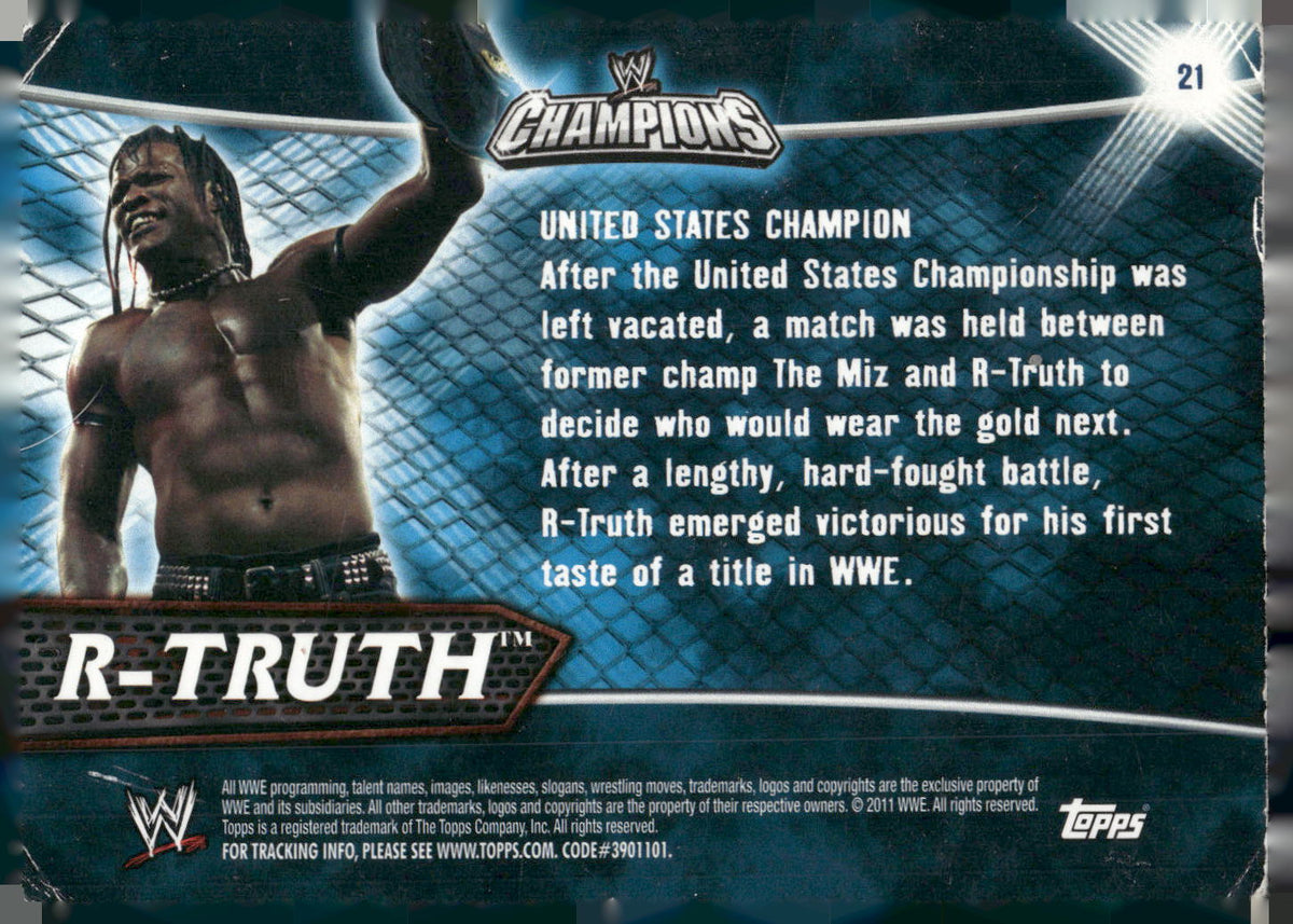 2011 Topps WWE Champions #21 R-Truth