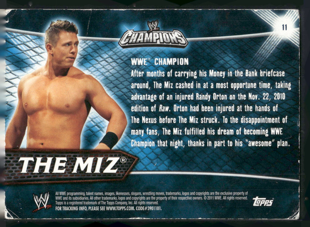 2011 Topps WWE Champions #11 The Miz